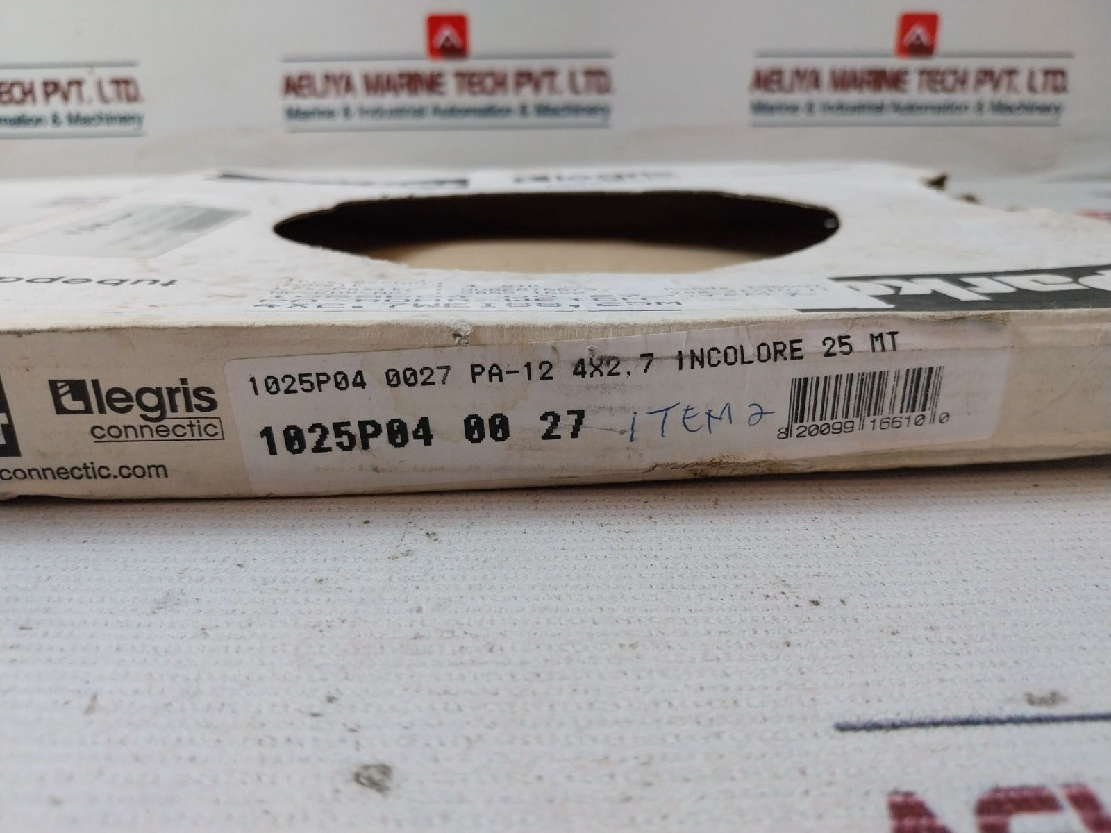 Parker 1025P04 00 27 Legris Connectic Nylon Flexible White Hose