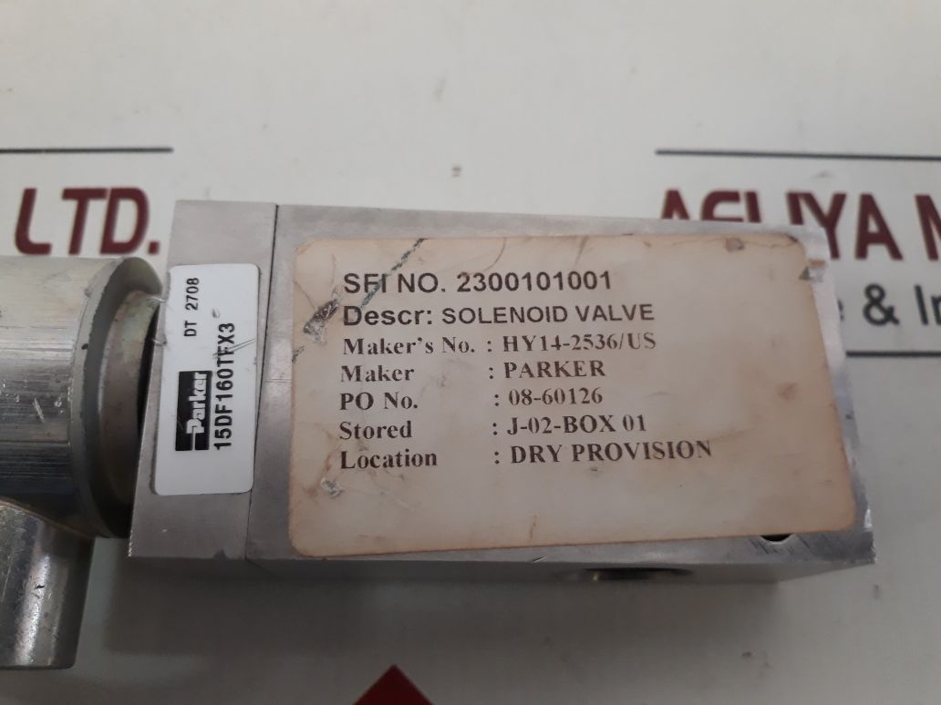 Parker 15Df160Tfx3 Solenoid Valve With Coil