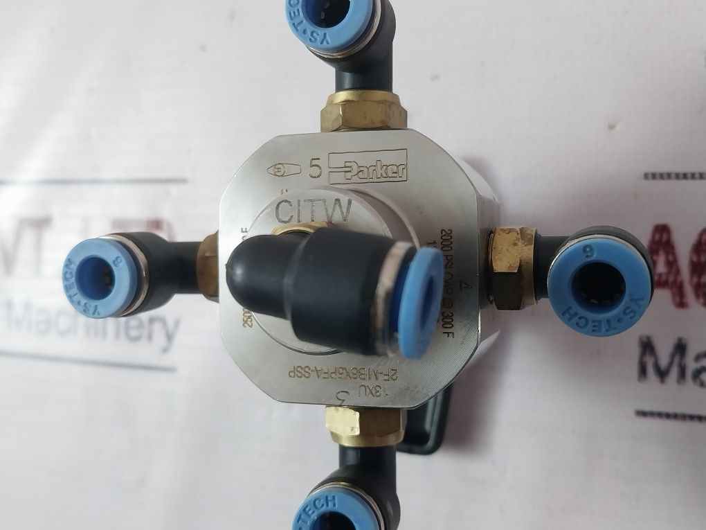 Parker 2F-mb6X5Pfa-ssp Multi-way Ball Valve 2500 Psi
