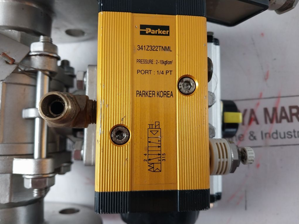Parker 341Z322Tnml,495905C2 With Hp-63 Double Acting And 10K 40A Sus316L Yc2035