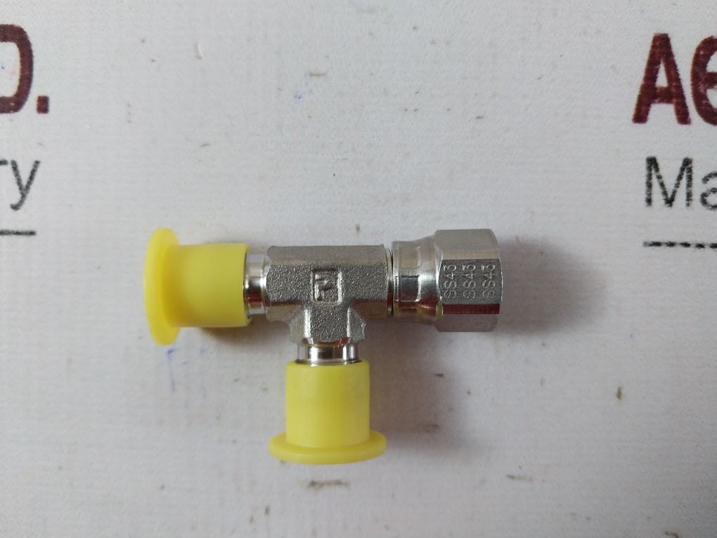 Parker 4 R6X-ss Swivel Nut Run Tee
