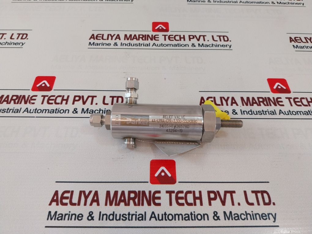 Parker 4A-lpra-epr-3,300-sslh3690 Diverter Control Panel Relief Valve