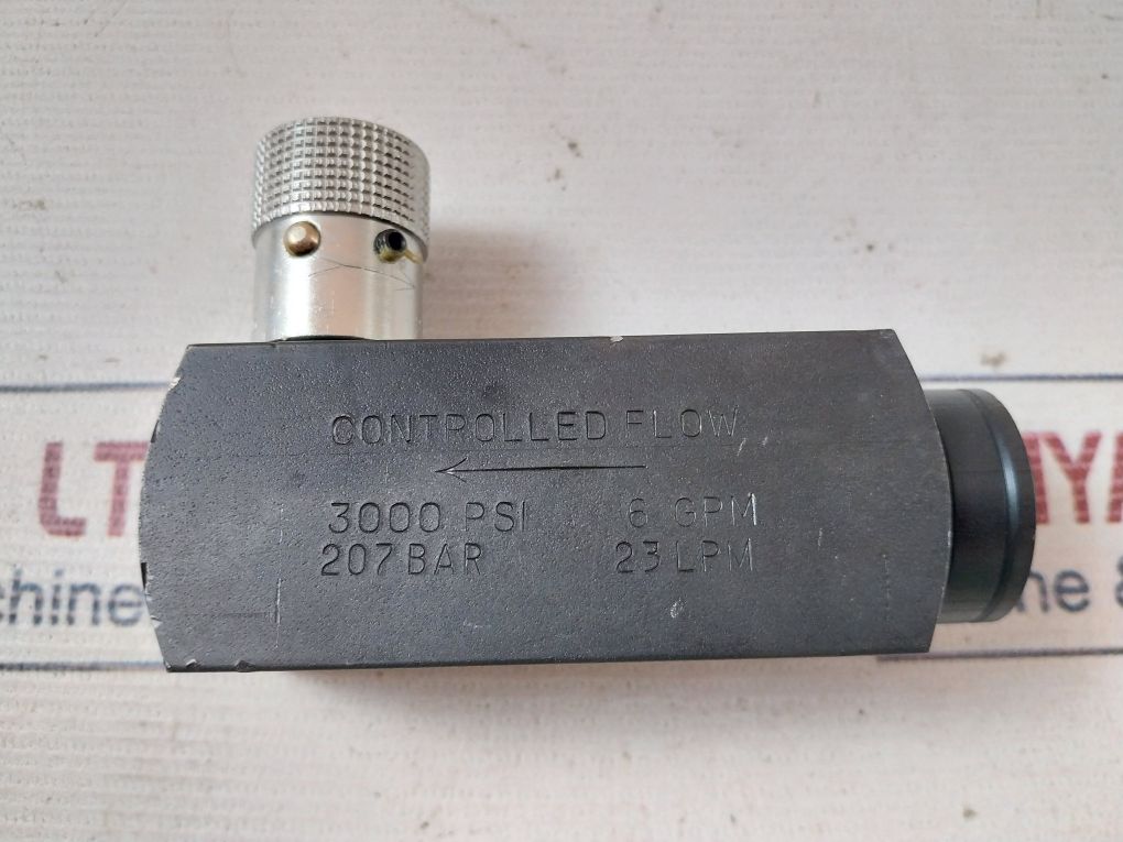 Parker 9Pc M600S-20Jw Flow Control Valve 3000 Psi