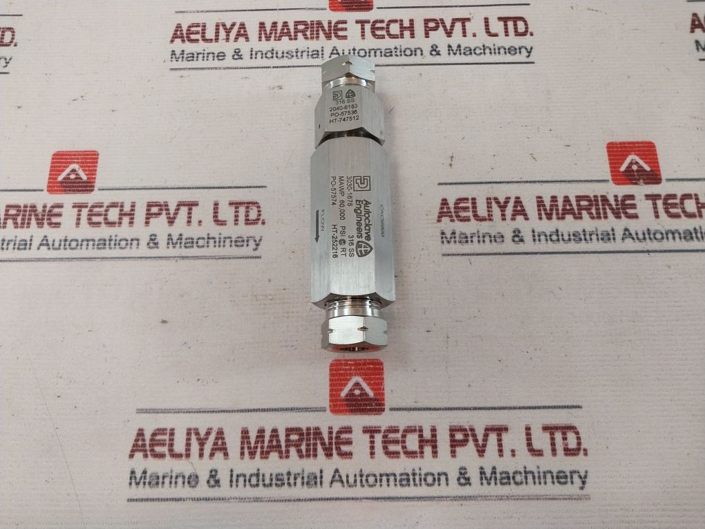 Parker Autoclave Cko9900 High Pressure O-ring Check Valve