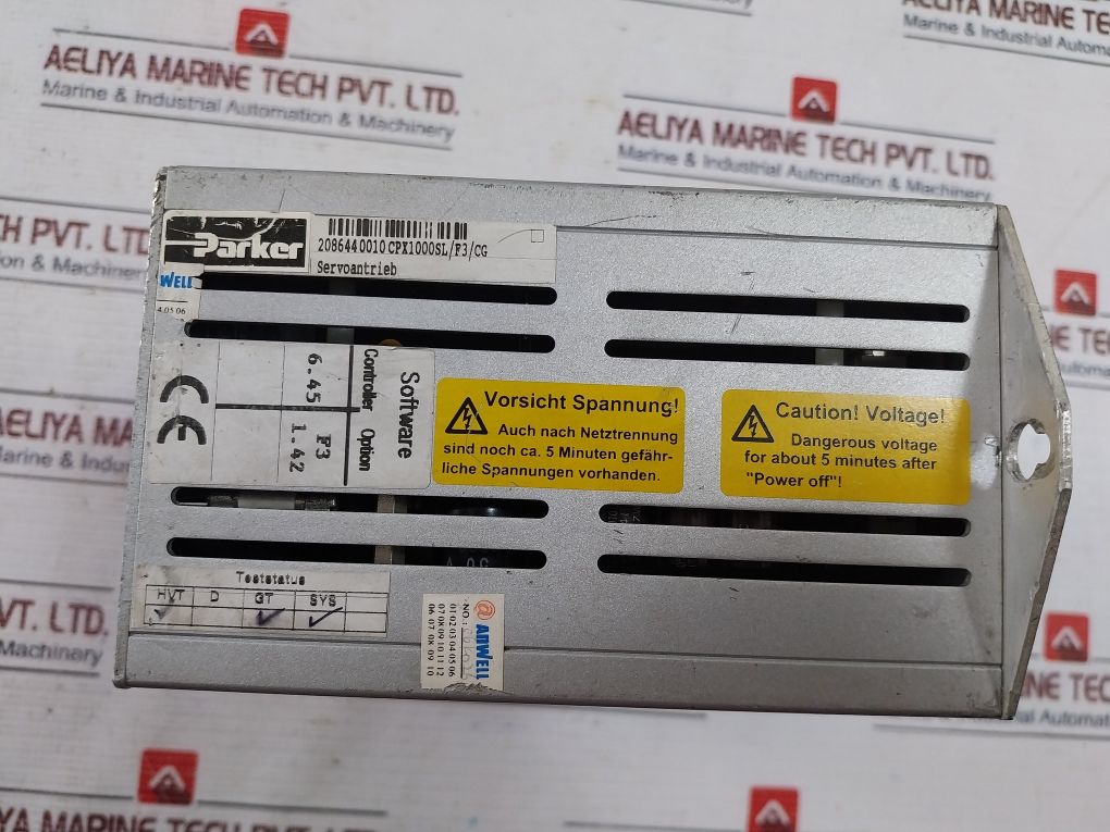 Parker Cpx1000Sl/F3/Cg Servo Drive 230V Ac 24V Dc (Not Working)