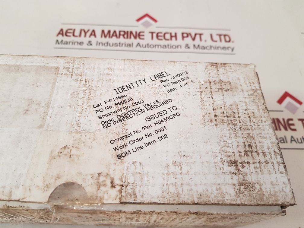 Parker D3Dl001Cn4K2 Control Valve