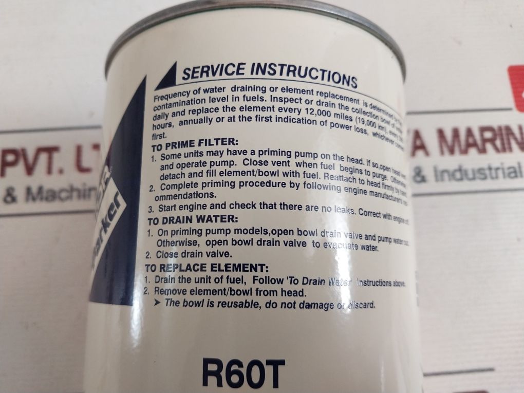 Parker R60T Fuel Filter Water Separator