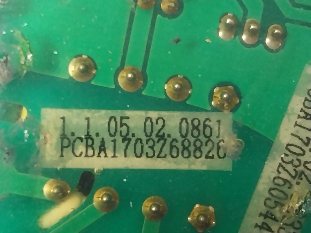 Pcba1703Z60544 Printed Circuit Board 1.1.05.11.0199