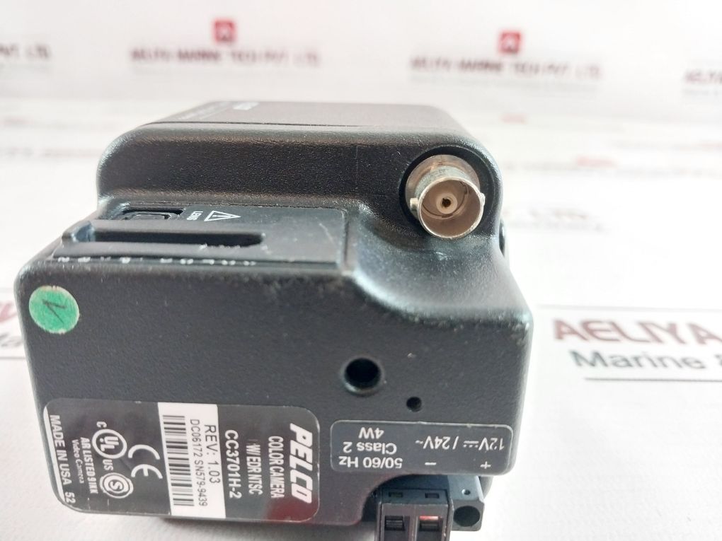Pelco Cc3701H-2 Dsp Color Ccd Camera Rev 1.03