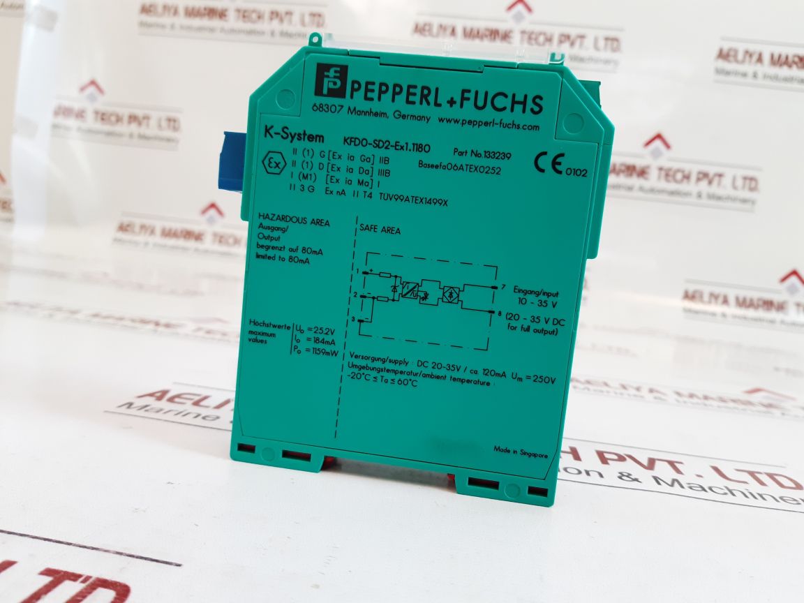 Pepperl+Fuchs K-system Kfd0-sd2-ex1.1180 Solenoid Driver