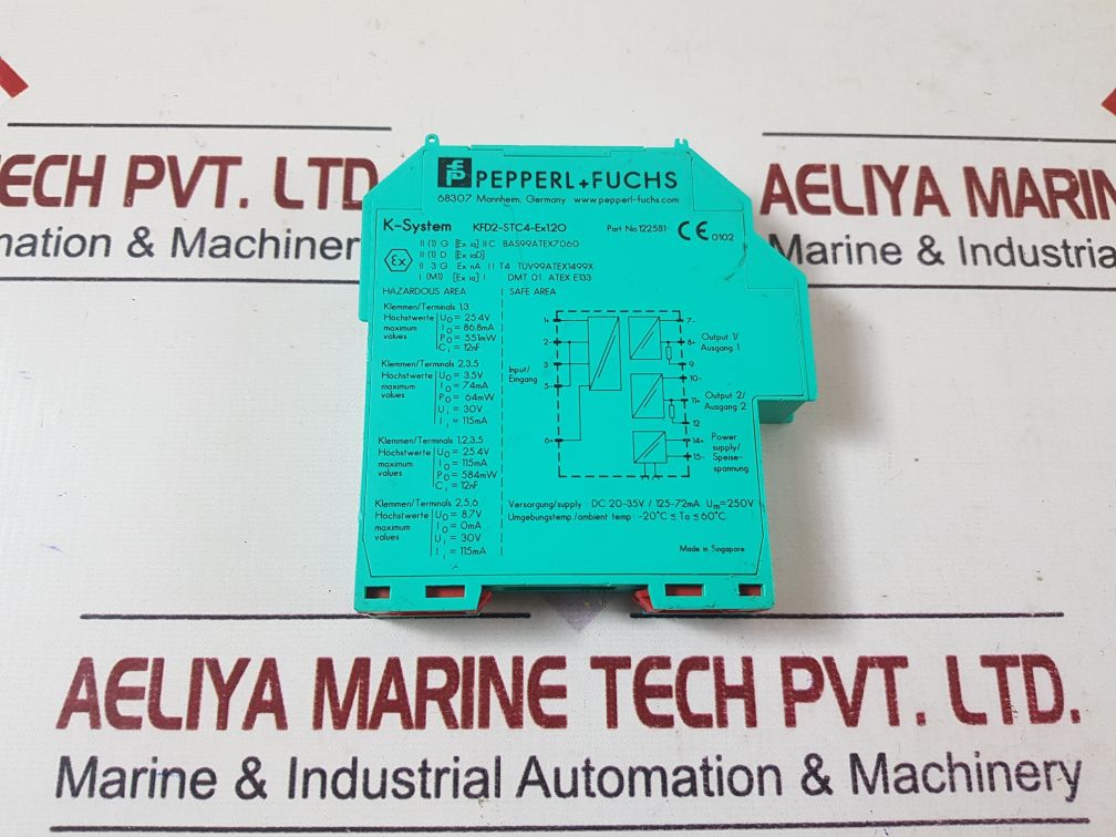 Pepperl+Fuchs K-system Kfd2-stc4-ex1.20 Smart Transitter Power Supply