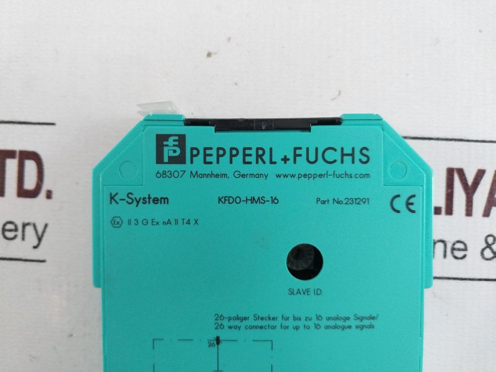 Pepperl+Fuchs Kfd0-hms-16 Multiplexer Slave 231291