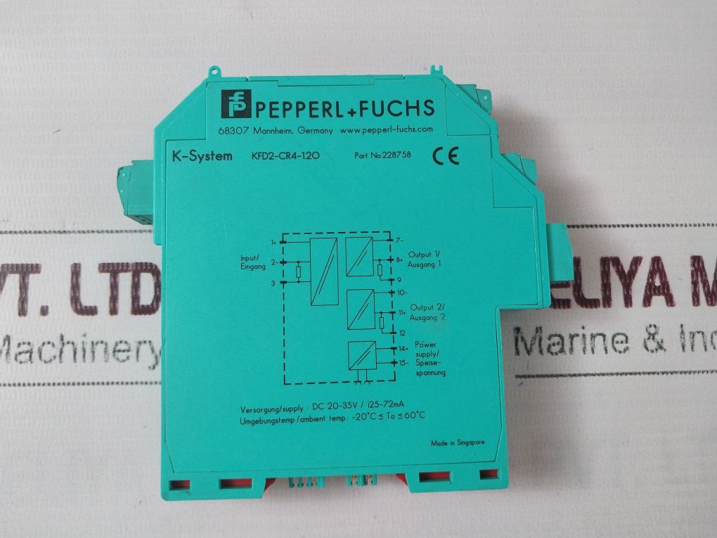 Pepperl+Fuchs Kfd2-cr4-1.2O K-system 228758