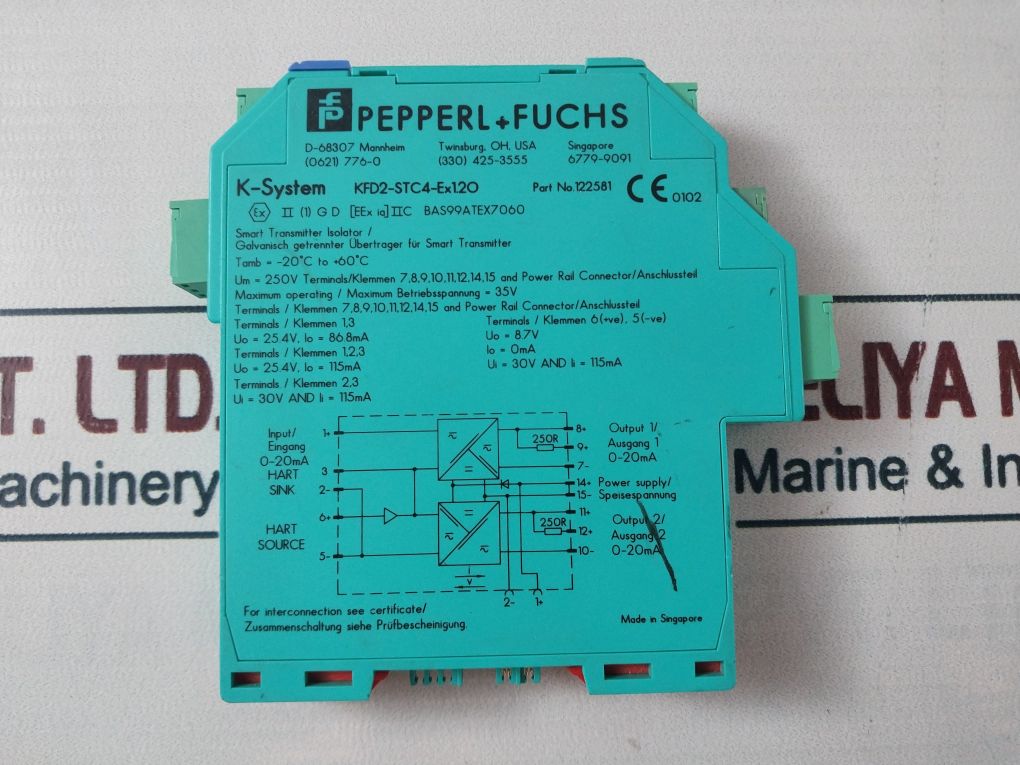 Pepperl+Fuchs Kfd2-stc4-ex1.2O