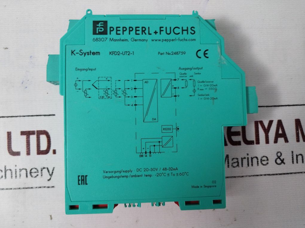 Pepperl+Fuchs Kfd2-ut2-1 Temperature Converter 248759