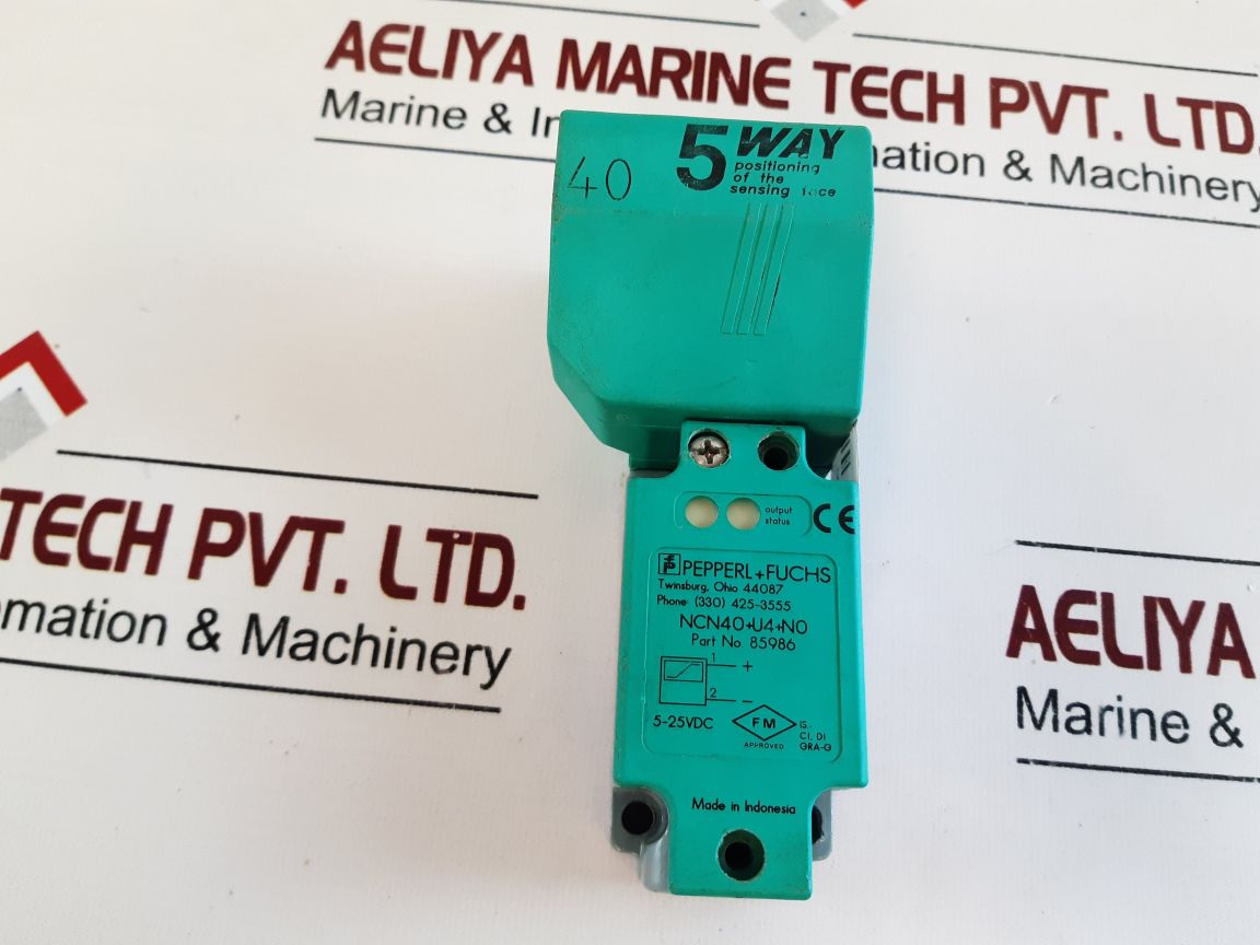 Pepperl+Fuchs Ncn40+U4+N0 Proximity Sensor