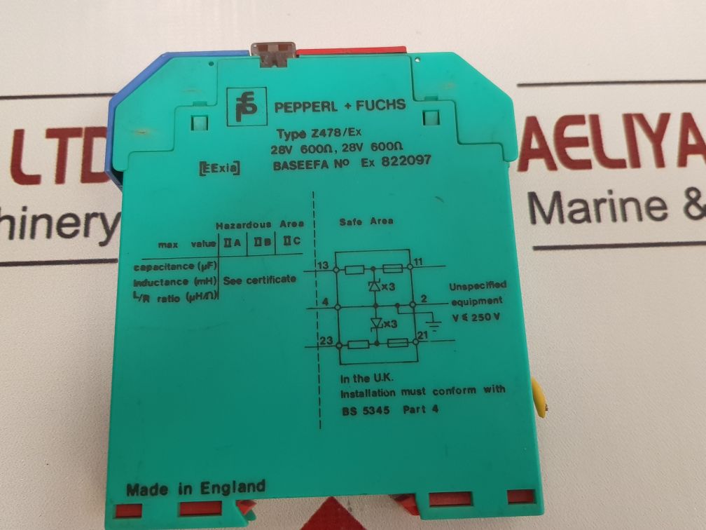 Pepperl+Fuchs Z478/Ex Barrier Device