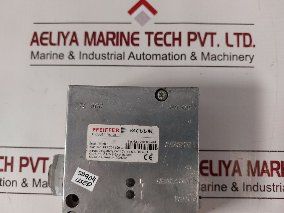 Pfeiffer Vacuum Pm C01 690 C Pump Controller Tc600