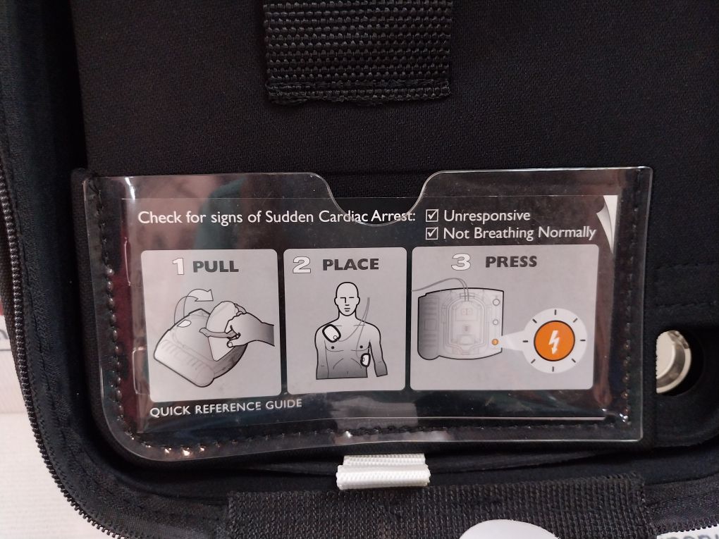 Philips Heartstart Hs1 Aed Defibrillator+Carry Case Automatic Heart Starter Kit
