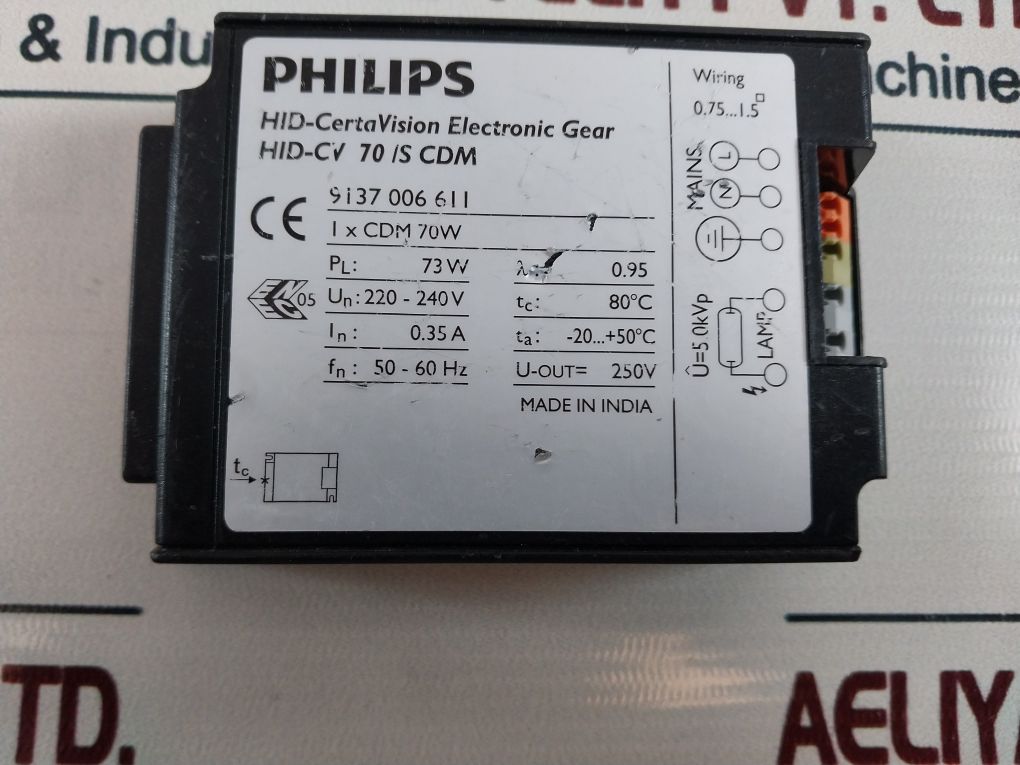 Philips Hid-cv 70/S Cdm 250V