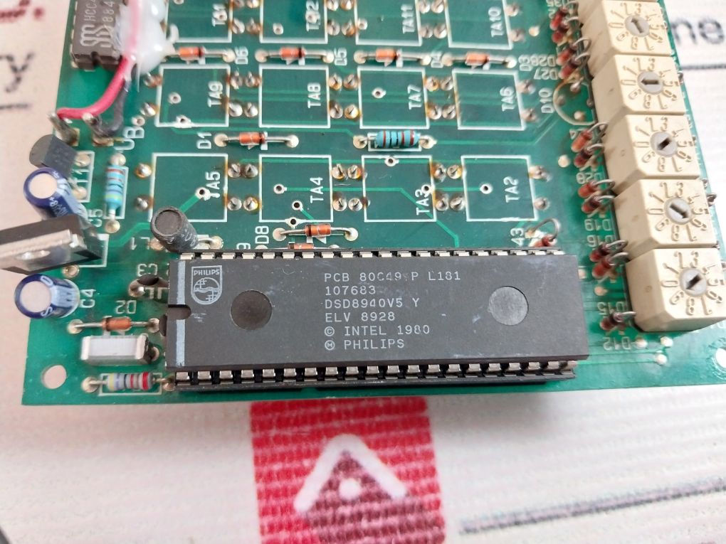 Philips Pcb 80C49 P L181