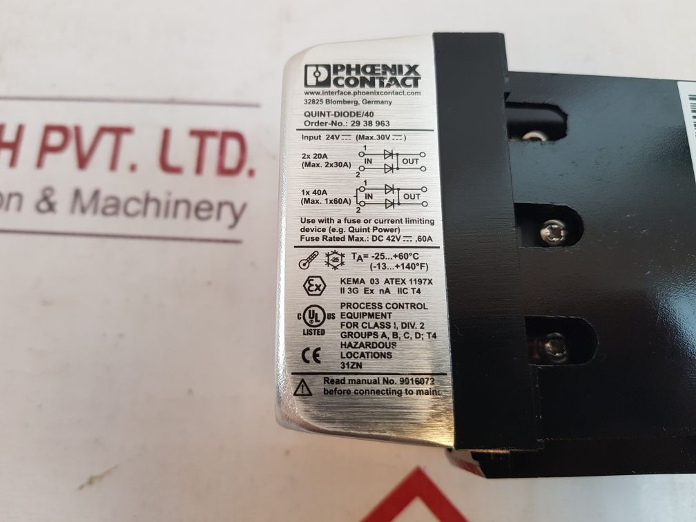 Phoenix Contact 29 38 963 Redundancy Module