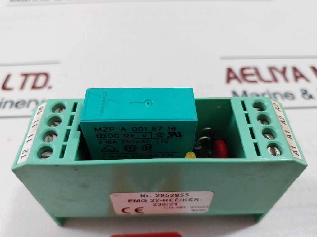 Phoenix Contact Emg 22-rel/Ksr-230/21 Relay Module 16A 250Vac