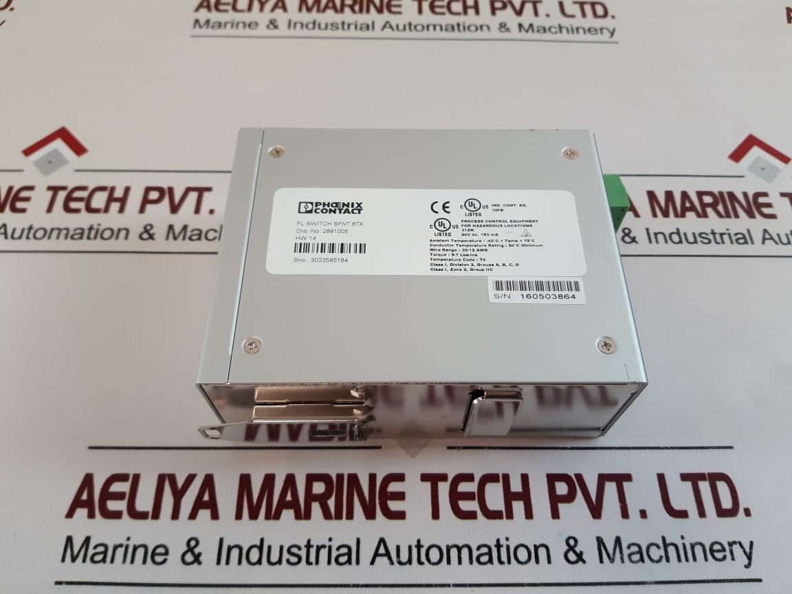 Phoenix Contact Fl Switch Sfnt 8Tx Ethernet Switch 2891005