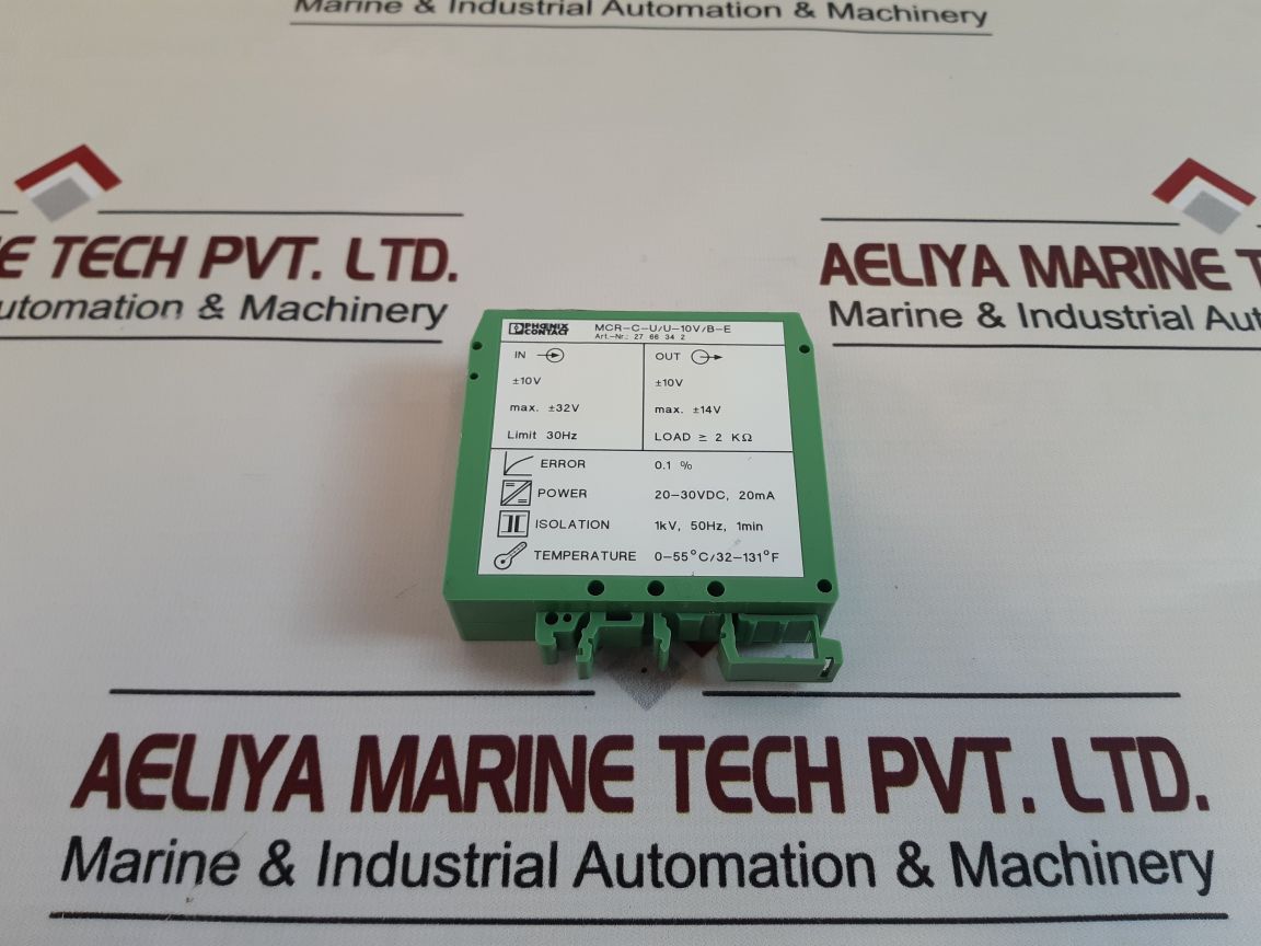 Phoenix Contact Mcr-c-uU-10VB-e Isolated Signal Converter 2766342