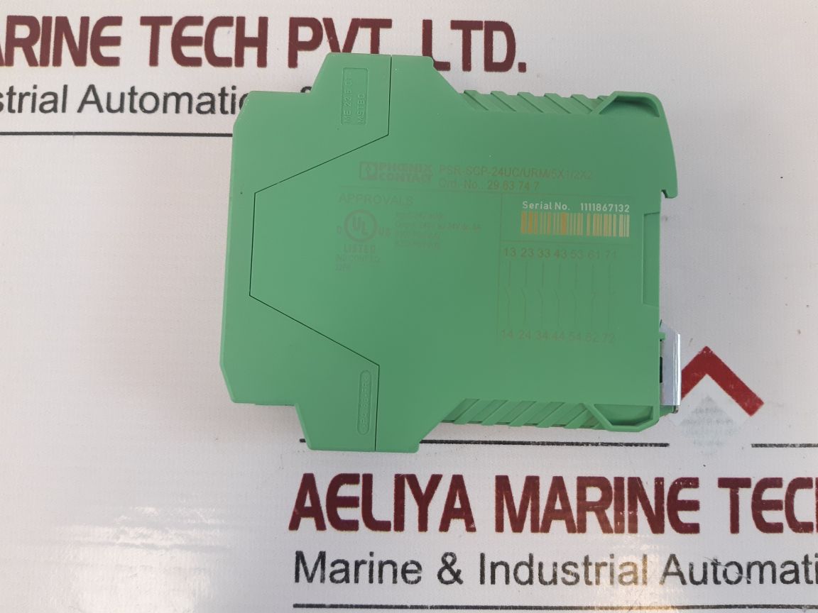 Phoenix Contact Psr-scp-24Uc/Urm/5X1/2X2 Safety Relay 2963747