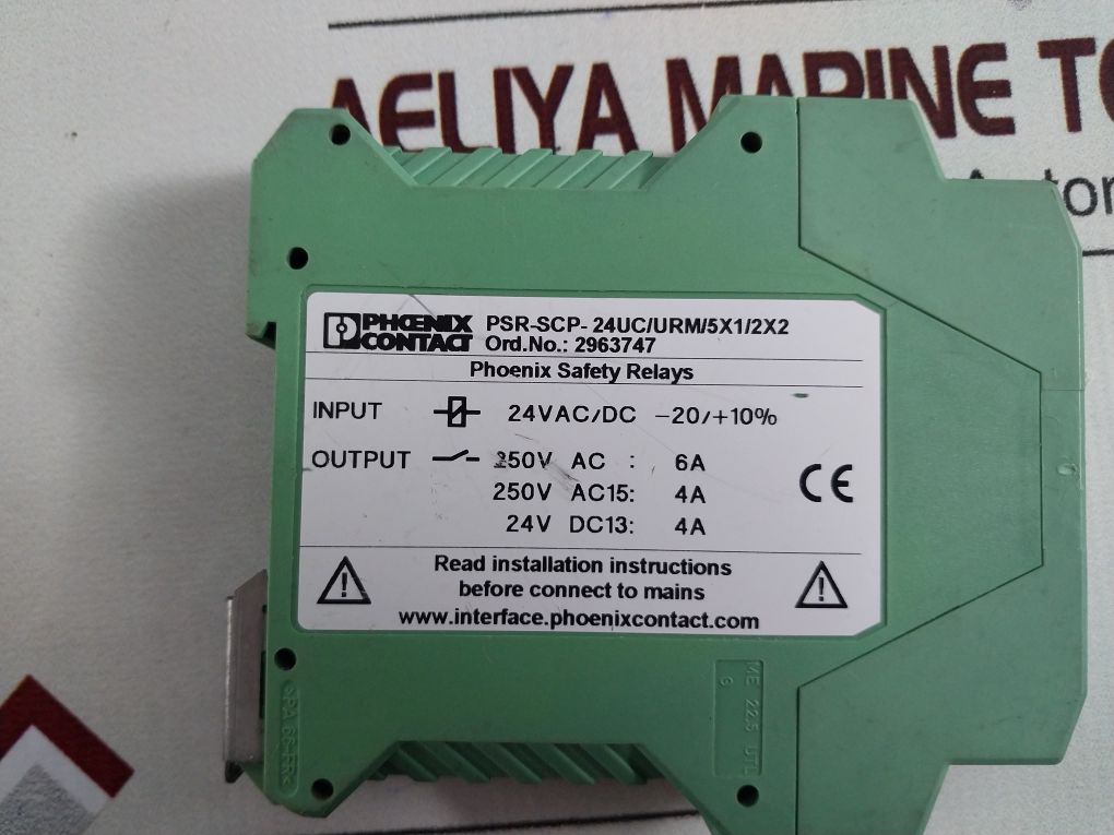 Phoenix Contact Psr-scp-24Uc/Urm/5X1/2X2 Safety Relay 2963747