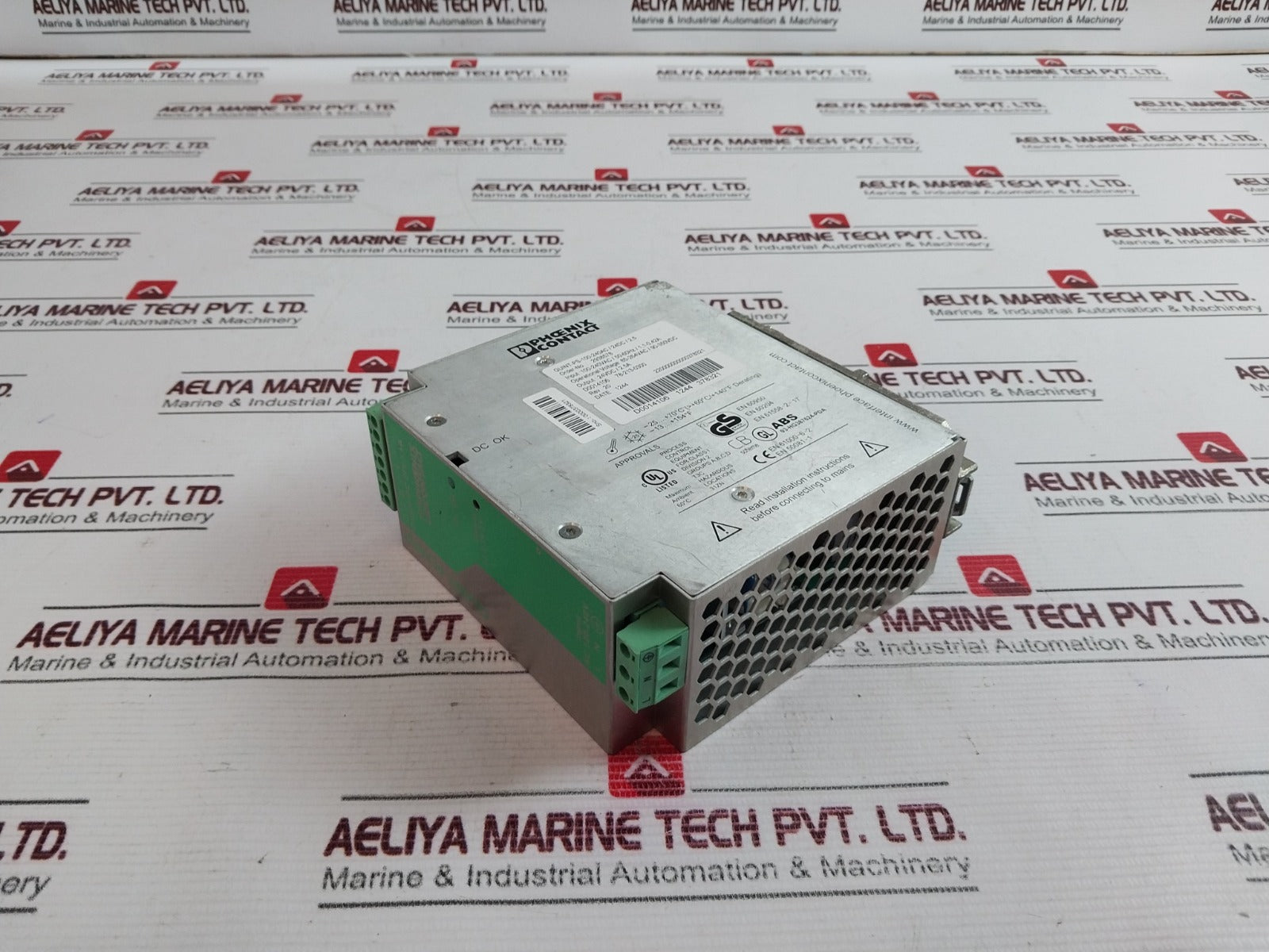 Phoenix Contact Quint-ps-100-240Ac/24Dc/2,5 Power Supply 24Vdc/2.5A 2938578