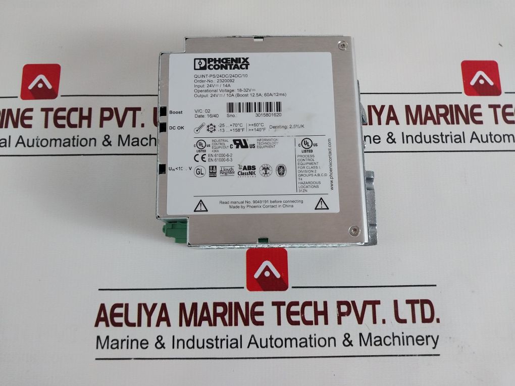 Phoenix Contact Quint-ps/24Dc/24Dc/10 Quint Power Supply 2320092