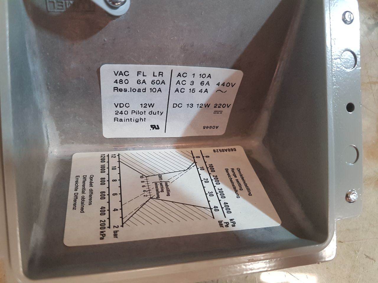 Danfoss Kps 45 Pressure Switch 060-3121