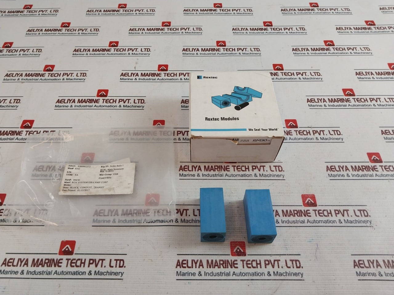 Lot Of 8X Roxtec Rm 30 Block Cable Sealing Module