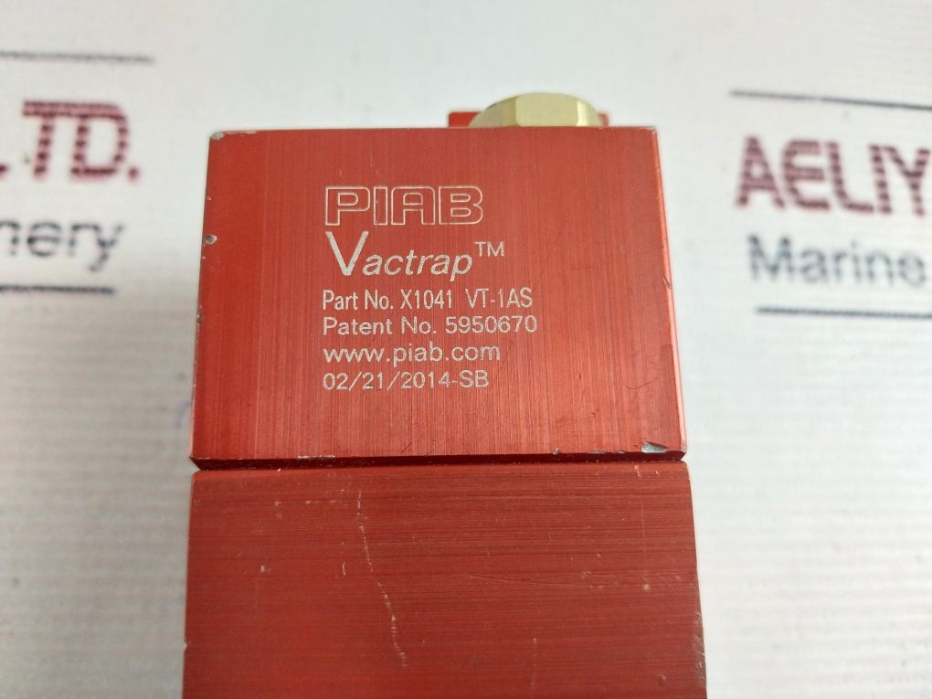 Piab X1041 Vt-1As Vaccum Check Valve