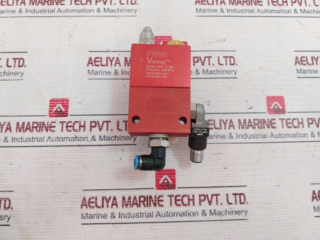 Piab X1041 Vt-1As Vacuum Generator Switch 5950670 50-kpa