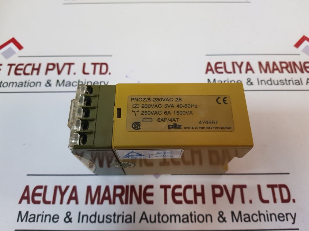 Pilz Pnoz 5 230Vac 2S Relay