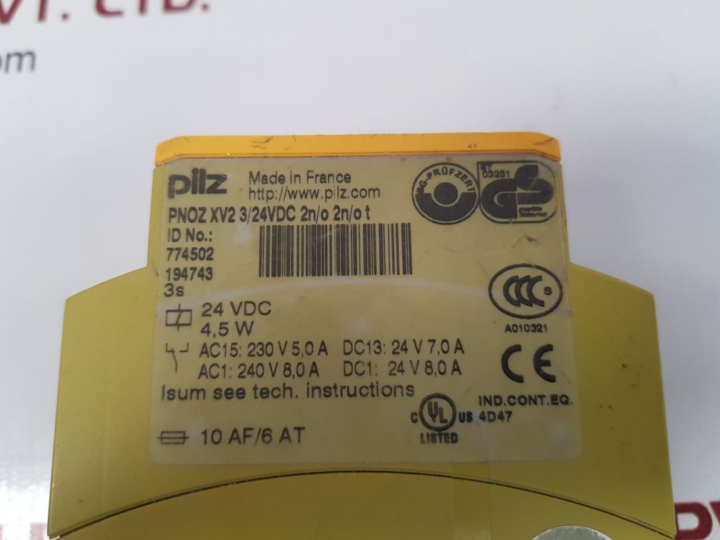 Pilz Pnoz Xv2