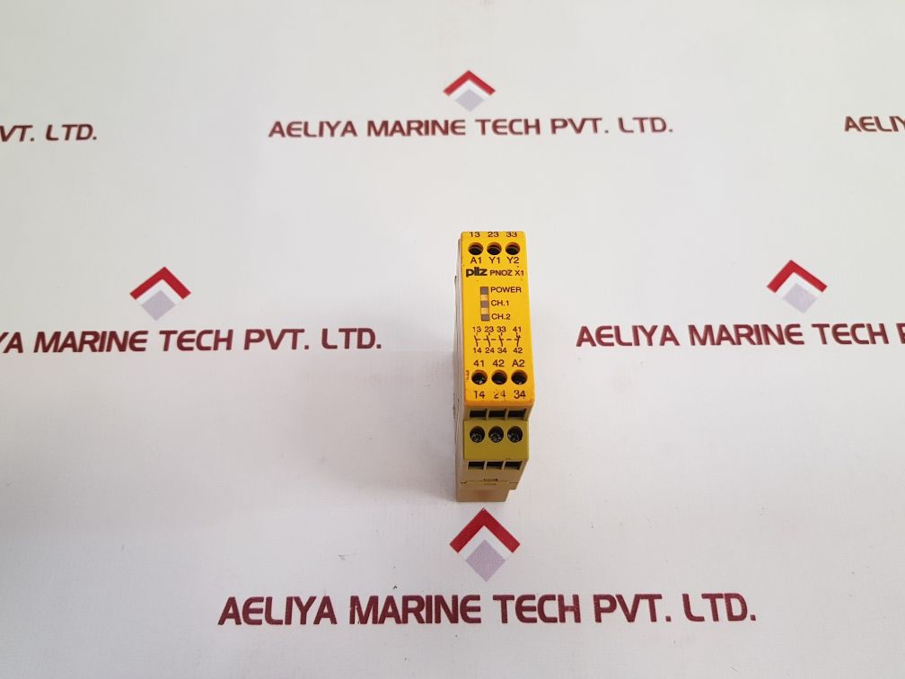 Pilz Pnozx1 Safety Relay 24VacDc 3NO 1NC