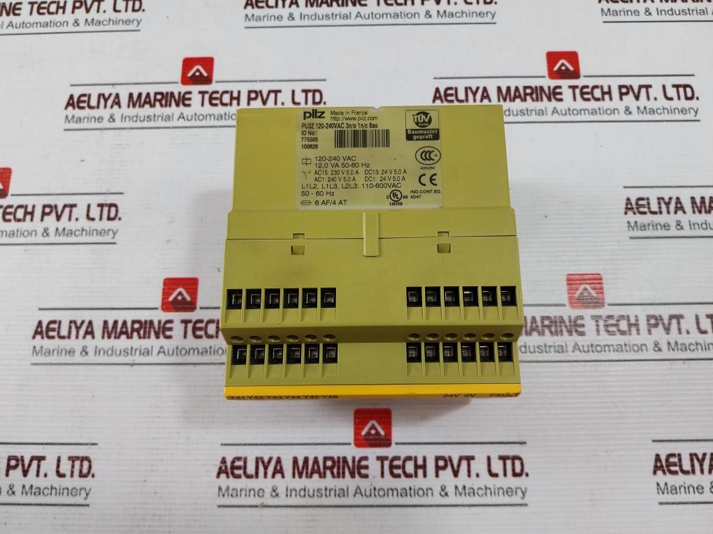 Pilz Pu3Z Safety Relay 120-240Vac