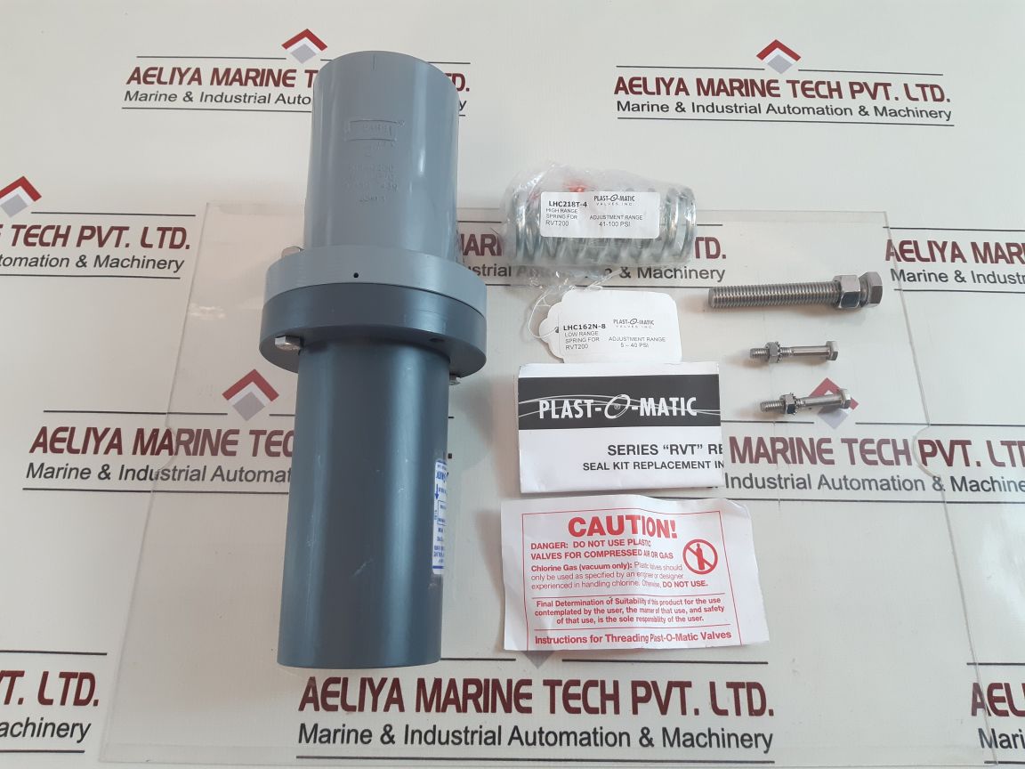 Plast-o-matic Rvt200Ep-cp Relief Valve Series“Rvt” 5 - 40 Psi