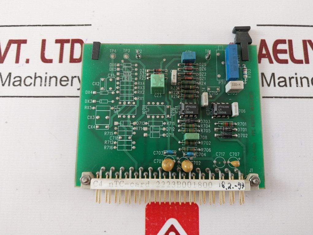 Wartsila Ppl81824 Pcb Card C4 Ntc-card 2223B001800