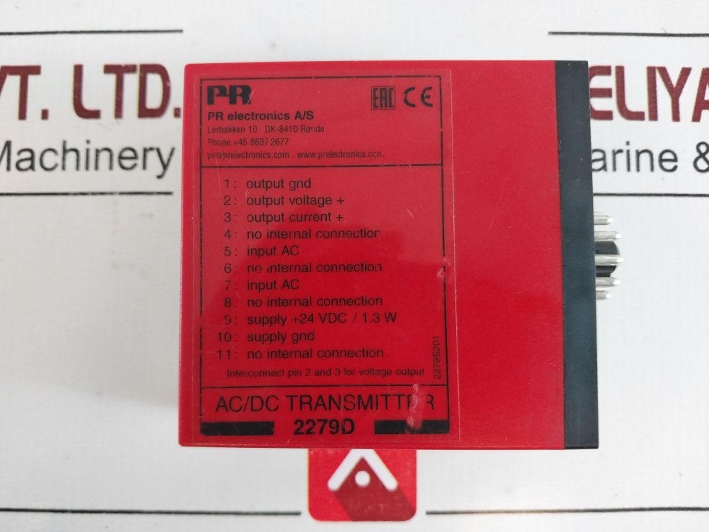 Pr Electronics 2279D Ac/Dc Transmitter 2279H2D