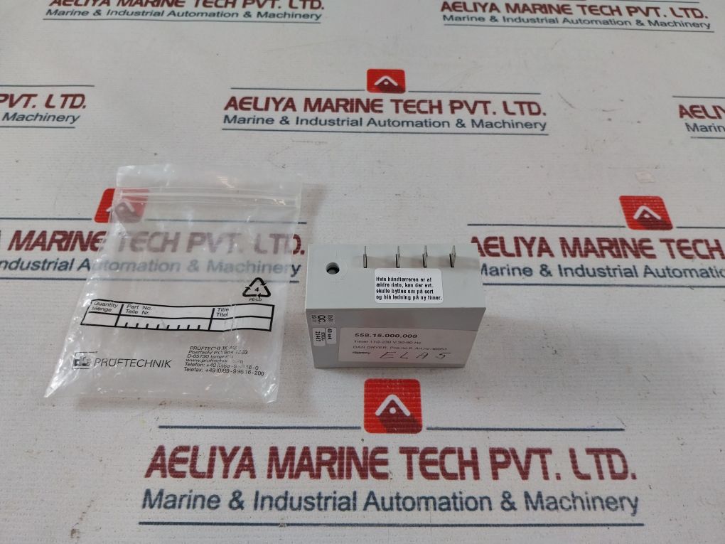 Prüftechnik Aa-100 Gnd Dan Dryer Timer