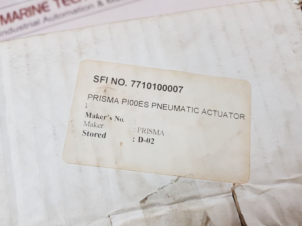 Prisma Pi00Es Pneumatic Actuator