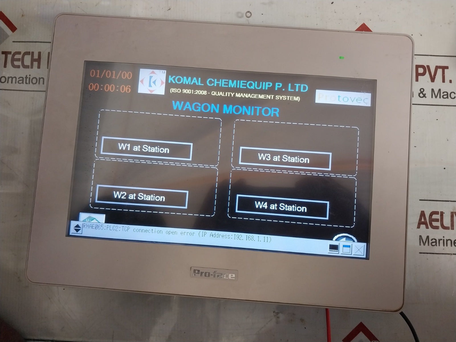 Pro-face Pfxgp4502Wadw Touch Screen Panel Gp-4502Ww