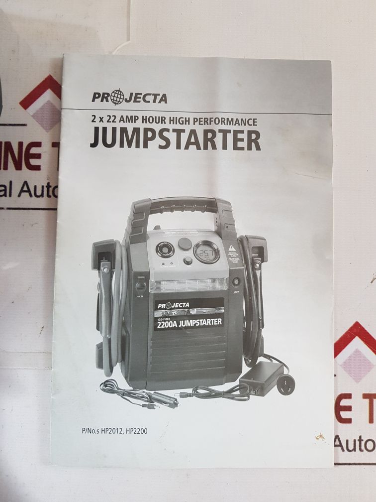 Projecta 2200A High Performance Jumpstarter And Power Supply