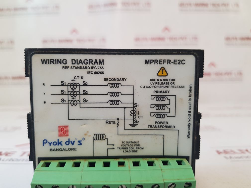 Prok Dv’s Mprefr-e2C µP Based Restricted Earth Fault Relay