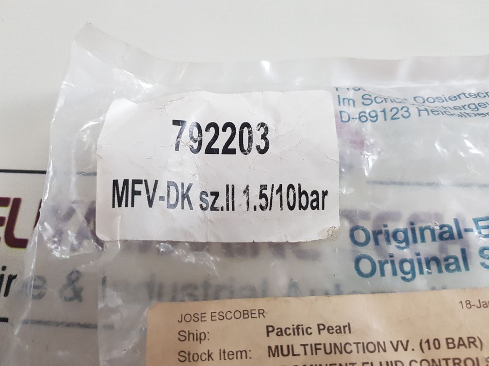 Prominent Mfv-dk Sz.Ii 1.5/10Bar Multifunction Valve